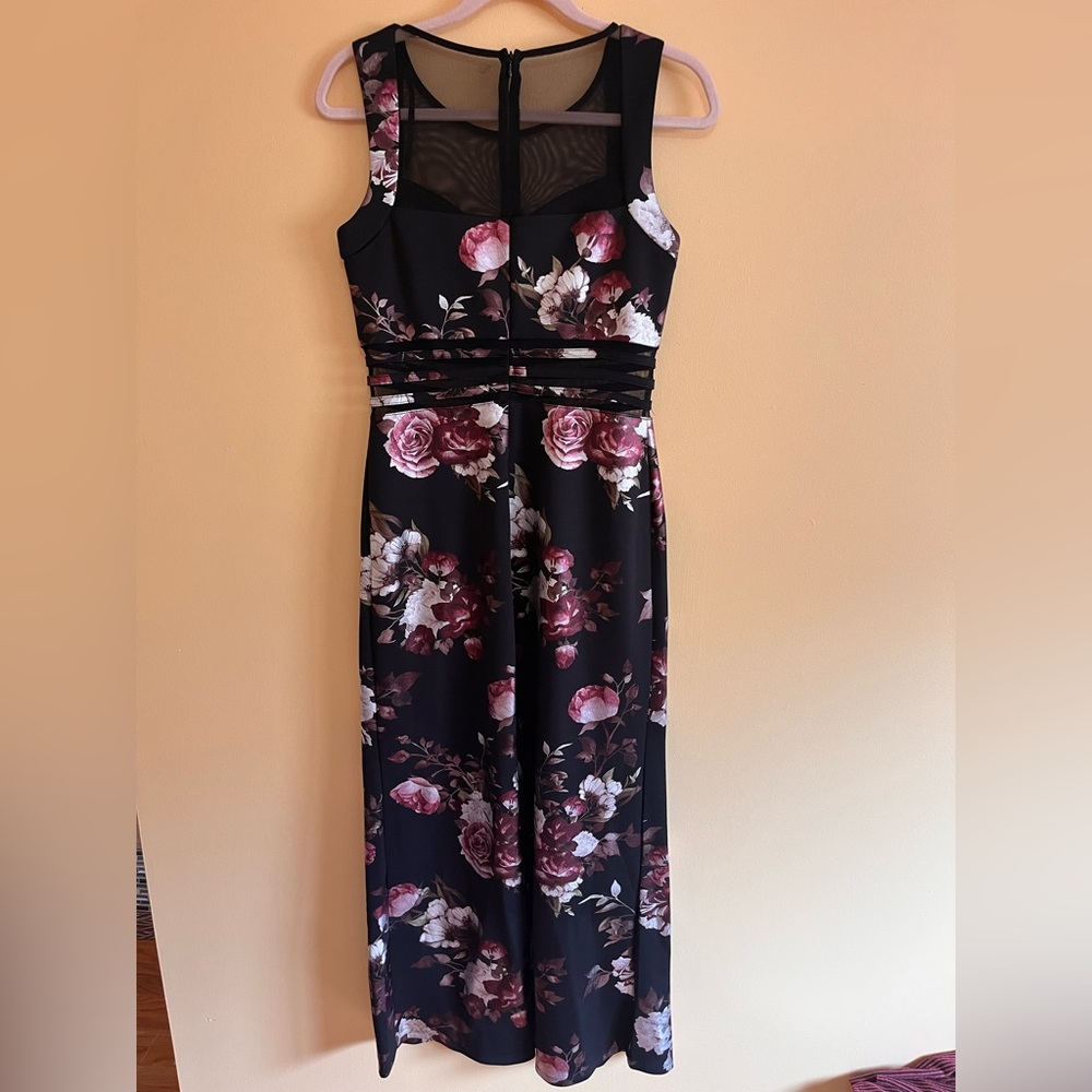 Floral semi formal maxi dress